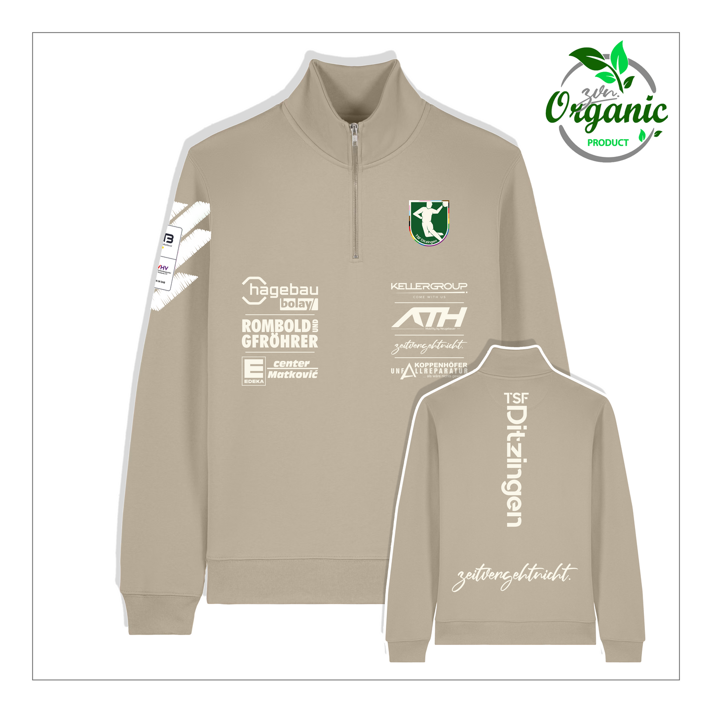 TSF OffCourt | 1/4-ECO-Zip Sweatshirt