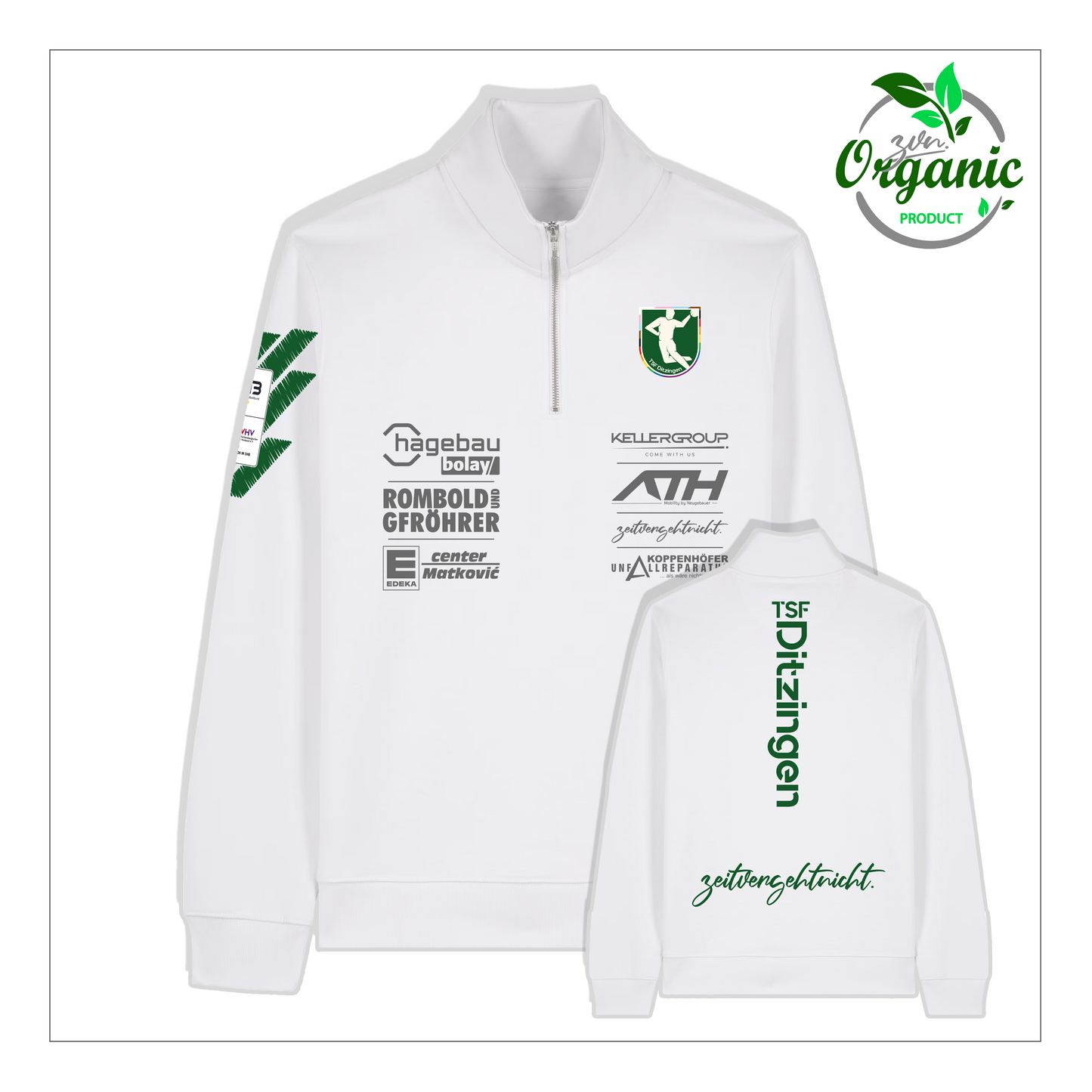 TSF OffCourt | 1/4-ECO-Zip Sweatshirt